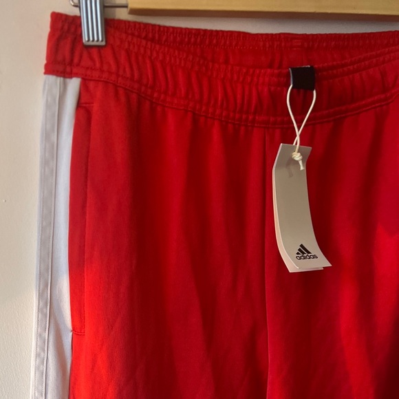 Adidas Betsca Red and White Track Pants BNWT S - Picture 6 of 7